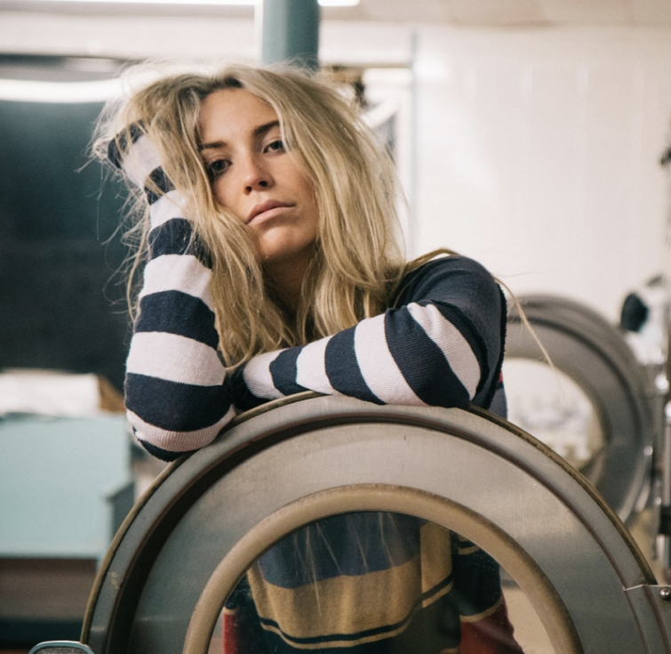 Woman who knows it's a rough day but appreciates what she has